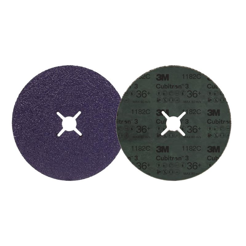 3M™ Cubitron™ 3 Fiber Disc 1182C, 36+ - Abrasive for metal