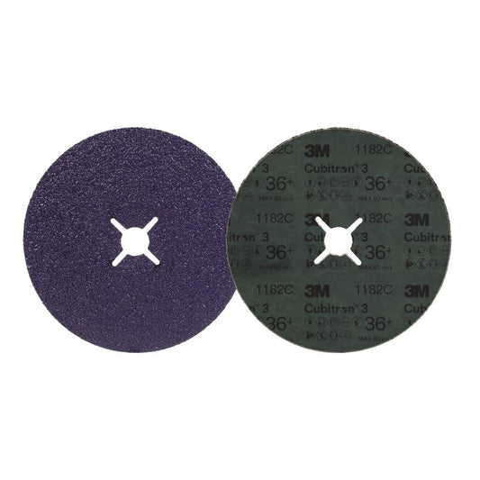 3M™ Cubitron™ 3 Fiber Disc 1182C, 36+ - Abrasive for metal