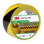3M™ Hazard Marking Tape 766i, Yellow/Black, 50mm x 33m, Individually Packed | Pack (1 roll)