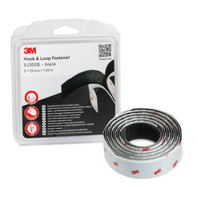 3M™ Hook and Loop Tape SJ352B, Black, 25 mm x 1.25 m, 4.4 mm, Blister IPC | Pack (1 roll)
