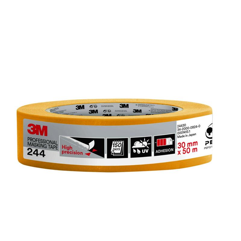 3M™ Painter's Masking Tape 244, 50 m - masking tape for painting work