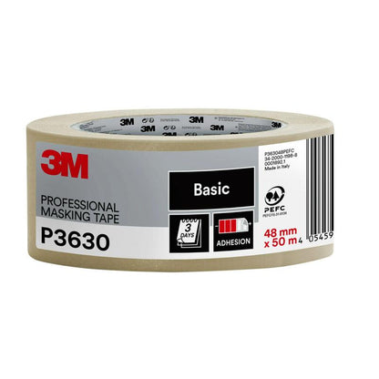 3M™ Painter's Masking Tape P3630, masking tape for precise painting work