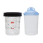3M™ PPS™ Lid and Inner Cup Kits, 400 ml, 125 µm, 16312 | Pack (400 ml)