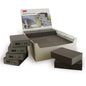 Spúinsí Sanding 3M™, 100mm x 68mm x 26mm, MED, Ceithre Thaobh | Pacáiste (24 píosa)