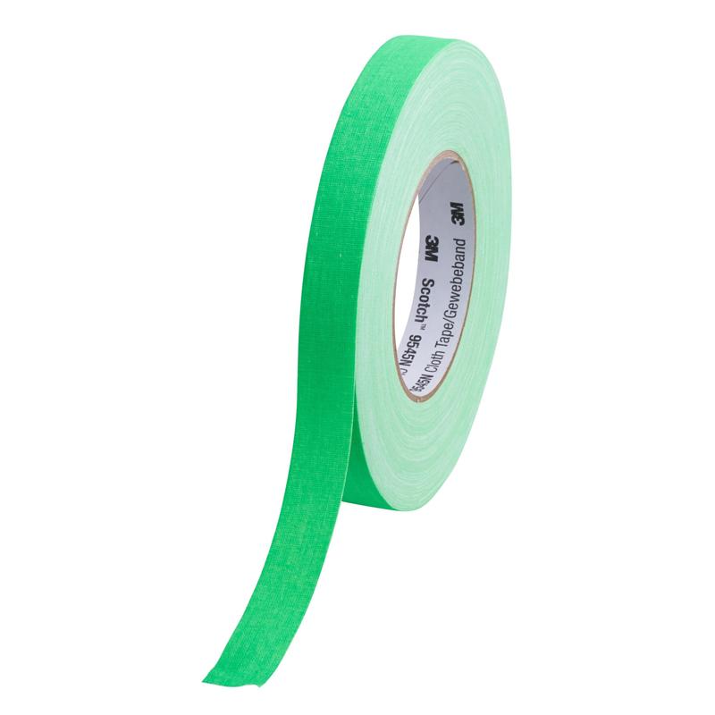 Scotch® 9545N Impregnated Fabric Tape, Green, 19mm x 50m, 0.3mm | Pack (1 roll)