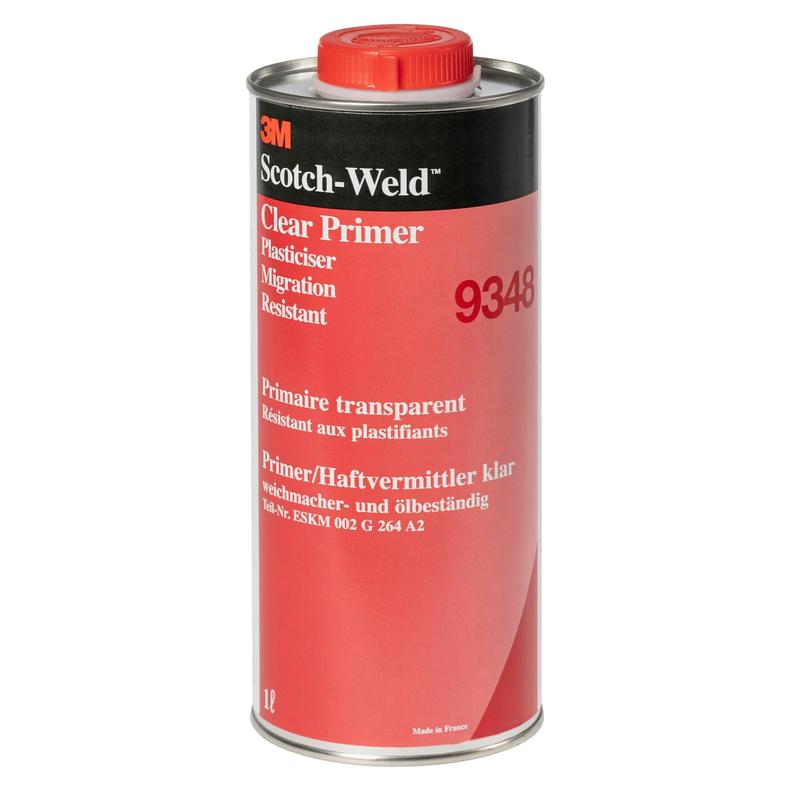 3M™ Primer Aicéatón-bhunaithe 9348, Trédhearcach, 1L | Canister (1L)