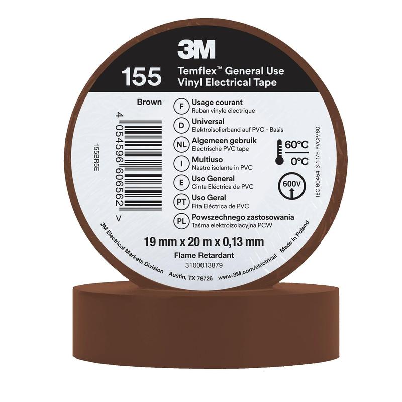 Téip Inslithe Vinyl 3M ™ Temflex™ 155 - 19mm x 20m