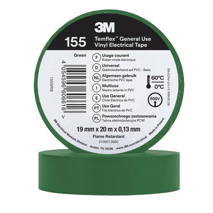 Téip Inslithe Vinyl 3M ™ Temflex™ 155 - 19mm x 20m