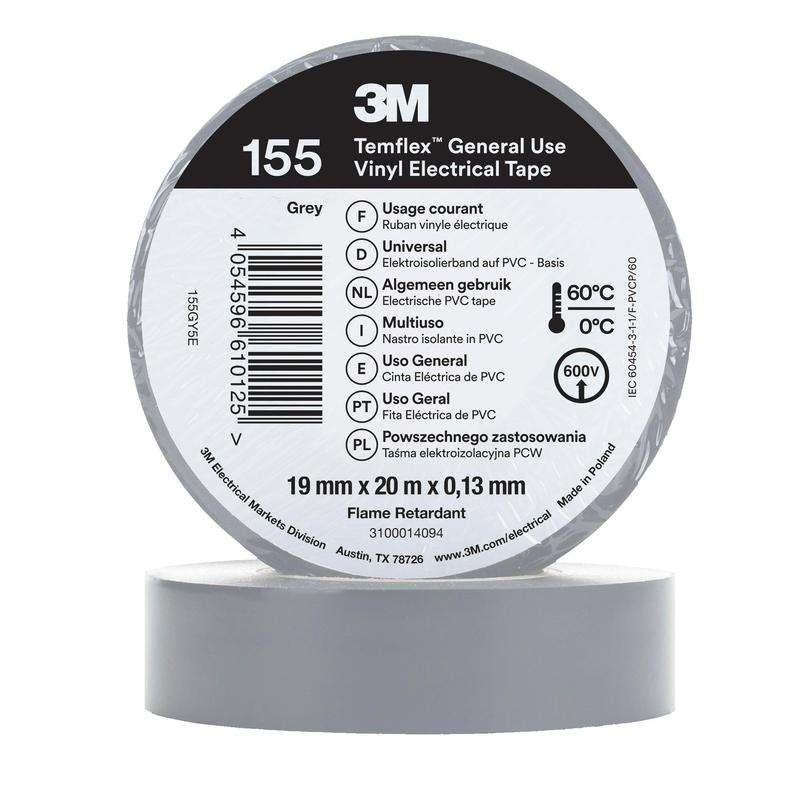 Téip Inslithe Vinyl 3M ™ Temflex™ 155 - 19mm x 20m