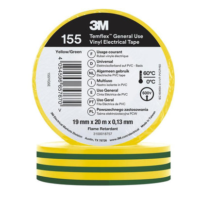 Téip Inslithe Vinyl 3M ™ Temflex™ 155 - 19mm x 20m
