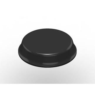 Bumpon 3M™ SJ5744 Leaisteacha tuairteora, Dubh, 19.1 x 4.1 mm, Rubair Nádúrtha Greamaitheacha R-30 | Pacáiste (1 phíosa)