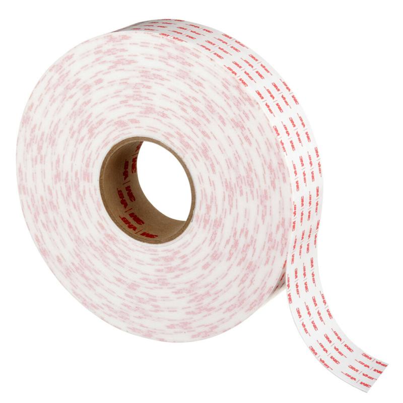 3M™ VHB™ Adhesive Tape 4912F, White, 16.5m - High Performance Adhesive Tape