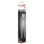 tesa EKKRO Towel Rack, Two-Arm, Chrome-Plated, Includes Adhesive Solution