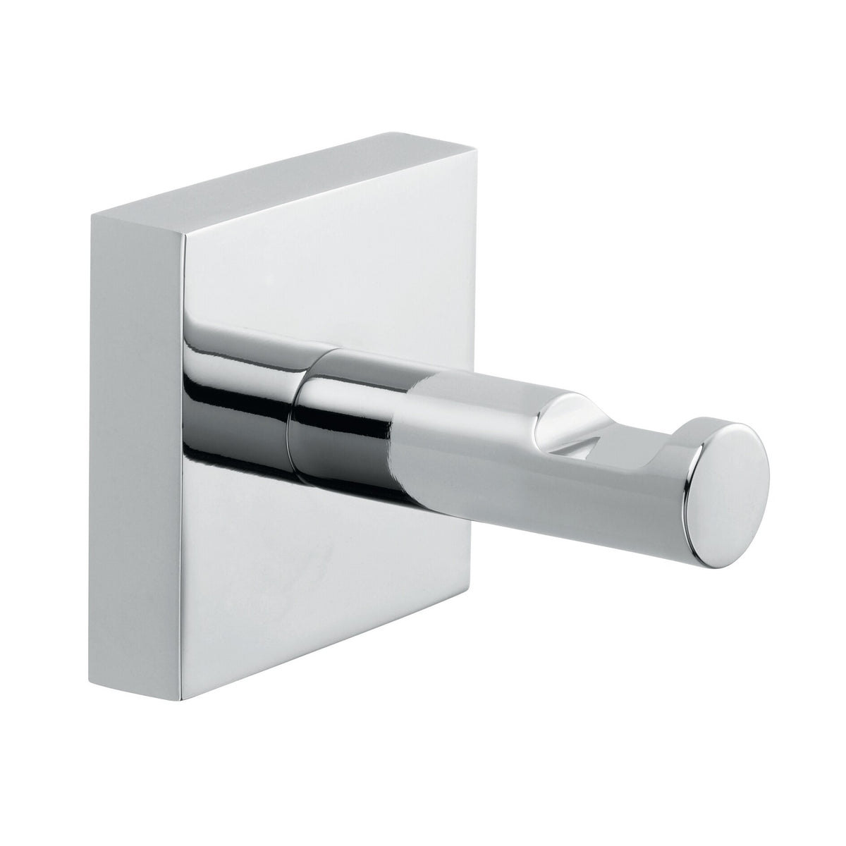 tesa Ekkro Coat Hook, Chrome-Plated, Includes Adhesive Solution
