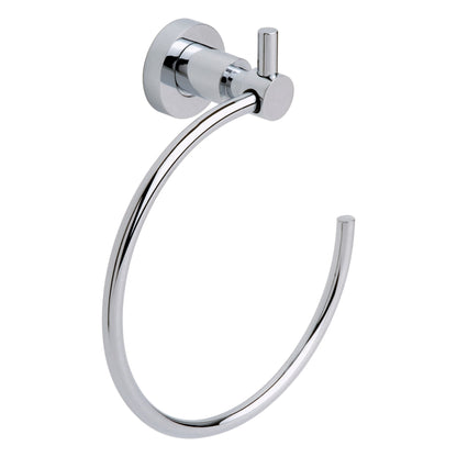 tesa Loxx Towel Ring, Chrome-Plated, Includes Adhesive Solution