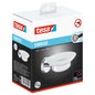 tesa SMOOZ Soap Dish, Chrome-Plated, Satin-Finish Glass, Adhesive Solution