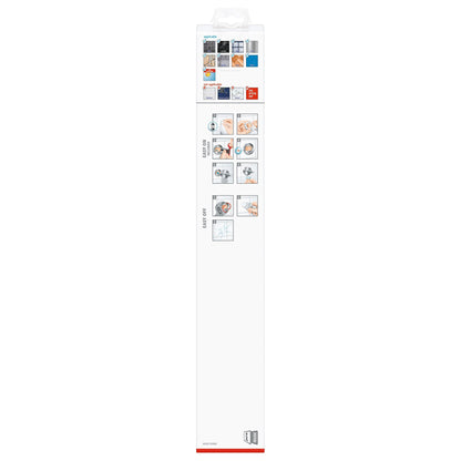 tesa DELUXXE Towel Rack, 2 Arms, with Adhesive Solution Included