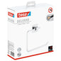 tesa DELUXXE Towel Ring, Metal, Chrome-Plated, Includes Adhesive Solution