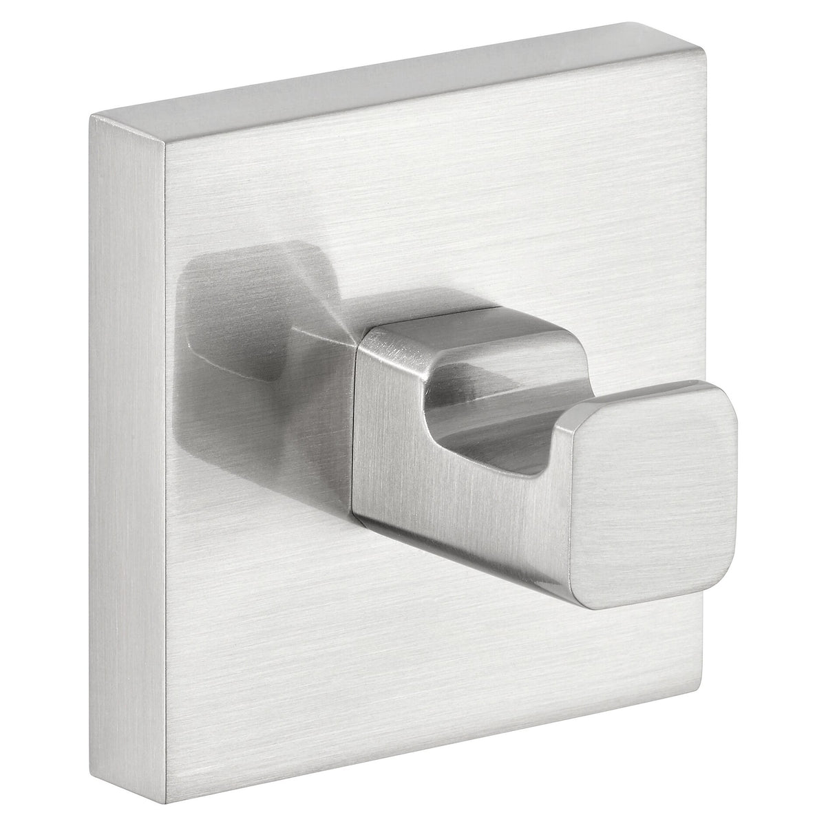 tesa EXXCLUSIV Towel Hook, Stainless Steel Finish, Includes Adhesive Solution
