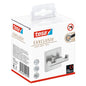 tesa EXXCLUSIV Double Wall Hook, Stainless Steel Finish, Adhesive Mount