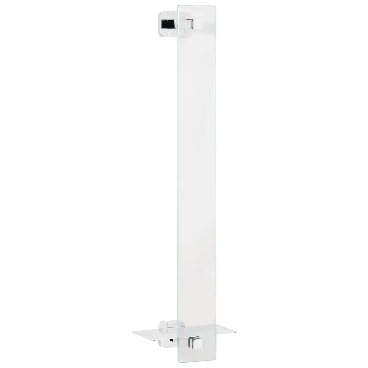 tesa ELEGAANT Towel Rack for Guest Bathroom, Metal, Chrome-Plated, Adhesive Mount