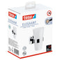 tesa ELEGAANT Toothbrush Holder, Metal, Chrome-Plated, Includes Adhesive Solution