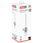 tesa Exxcellent Toilet Brush, Metal, Chrome-Plated, Includes Adhesive Solution