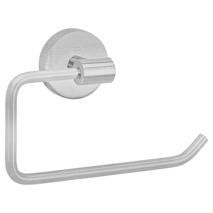 tesa Nooblesse Toilet Paper Holder (without lid), stainless steel finish, includes adhesive solution