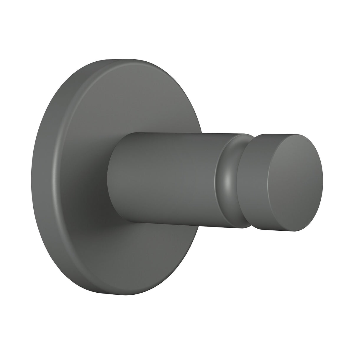 tesa MOON GREY Towel Hook, matte gray, includes adhesive solution