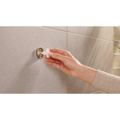 tesa MOON Graphite Two-Arm Towel Rack, Self-Adhesive, PVD-Coated Metal – Application
