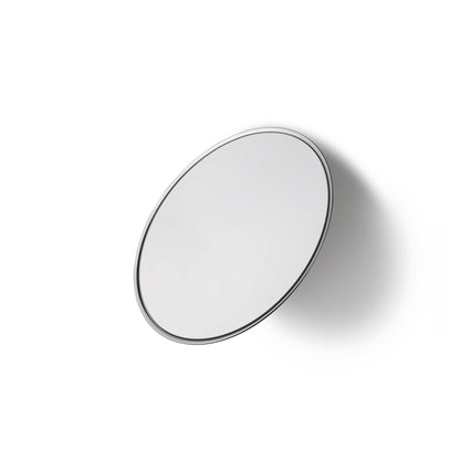 tesa VISIOON Cosmetic Mirror with Ball Joint, Self-Adhesive, Chrome-Plated Brass