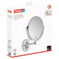 tesa VISIOON Cosmetic Mirror with Double-Swivel Arm, Self-Adhesive, Chrome-Plated Brass and Chrome-Plated Chrome