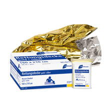 Rescue blanket, gold/silver, 160 x 210 cm | Pack (50 pieces)