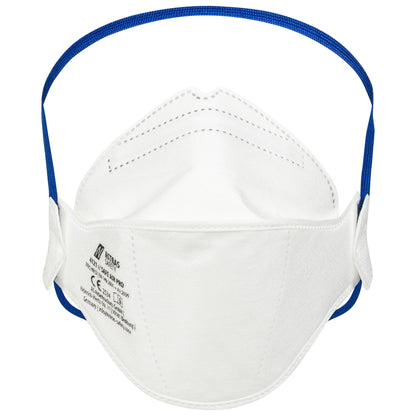 NITRAS SAFE AIR PRO, respiratory mask, white, EN 149, box of 15 pieces premium quality | Pack (15 pieces)