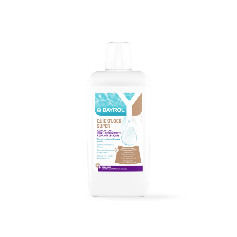 BAYROL Quickflock Super 1 L flocculant for the quick removal of cloudiness