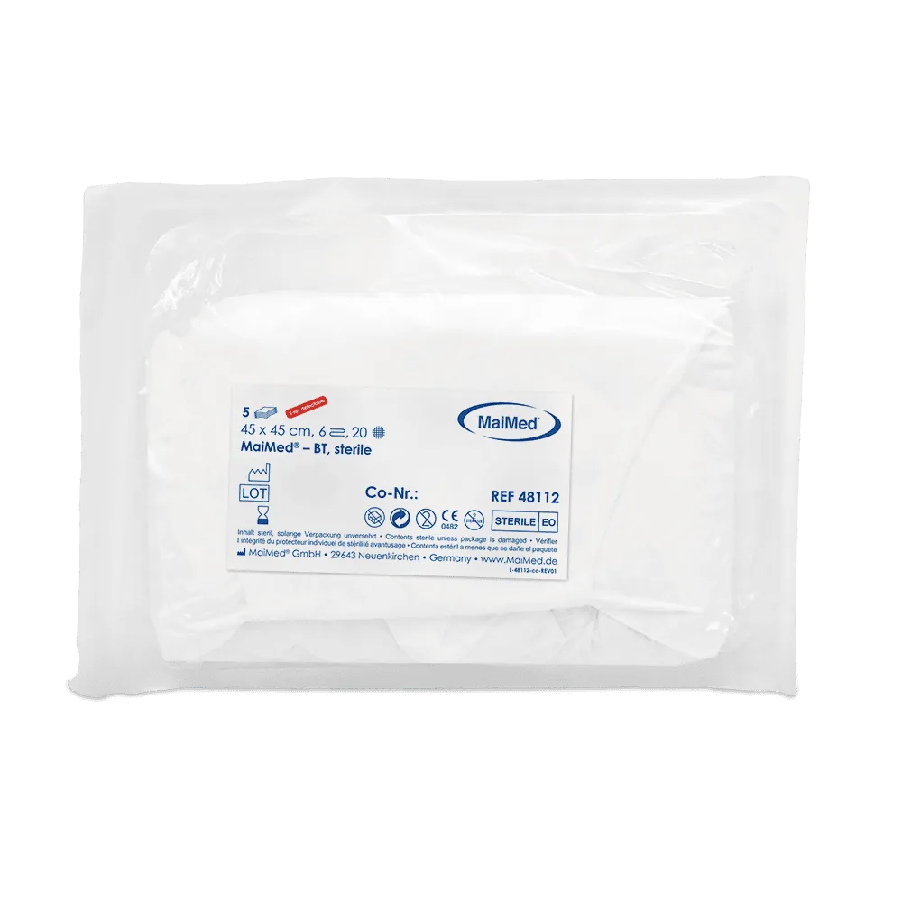 MaiMed-BT-sterile 45x45, Rökochip, double packed