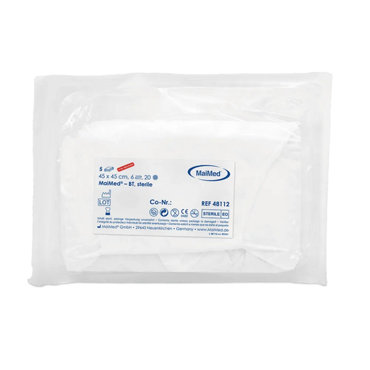 MaiMed-BT-sterile 45x45, Rökochip, pacáilte dúbailte