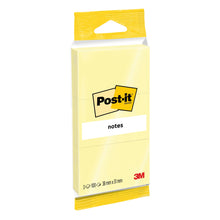 Eine Packung Post-it® Notes 6810GB, 38 x 51 mm, gelb, 3 Blöcke à 100 Blatt von 3M Deutschland GmbH; ideale Klebezettel für Erinnerungen und hergestellt aus 100% PEFC-zertifiziertem Papier (SGSCH-PEFC-COC-110078).