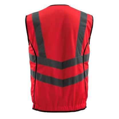 MASCOT® Wingate traffic vest, hi-vis red