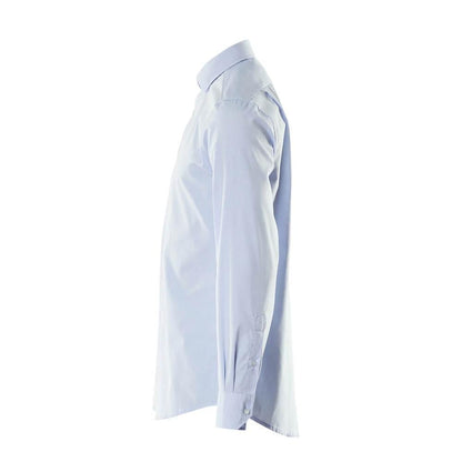 Poplin shirt, modern fit, light blue