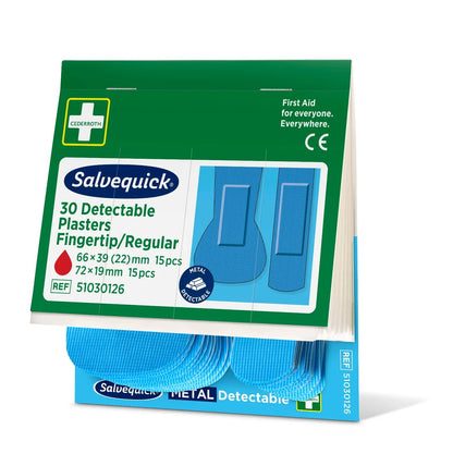 Fingertip/standard blue, 30 per refill | Pack (30 pieces)