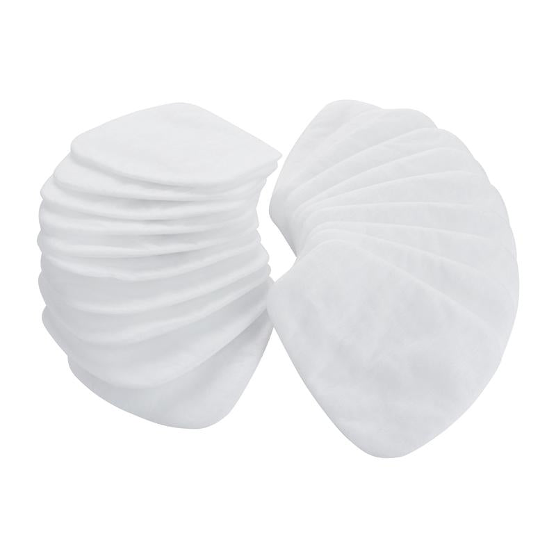 Tá scagaire cáithníní bán, leathchiorclach, ubhchruthach 3M™ 5925, P2 (10 péire/pacáiste) ó 3M Deutschland GmbH ar chúlra bán agus cuireann sé cosaint is fearr i gcoinne deannaigh ar fáil.