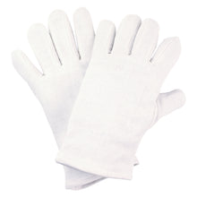 NITRAS cotton jersey gloves, white, OEKO-TEX cotton jersey | Pack (12 pairs)