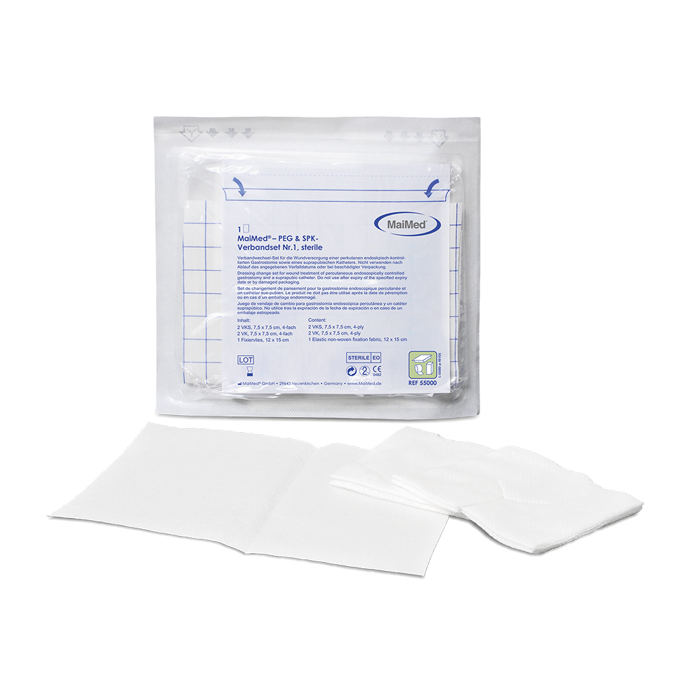 Tacar feistis PEG & SPK MaiMed Uimh. 1 - steiriúla steiriúla, pacáistithe go simplí 15 phíosa/mála | Bosca (15 phíosa)