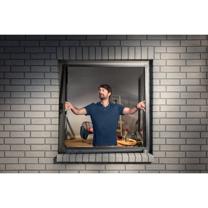 tesa FALT Foldable Aluminum Frame, Telescopic, for Windows, 140 x 140 cm, White – Applications