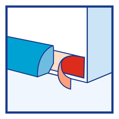 tesa 56171 Double-Sided Adhesive Tape, Universal, 10 m x 50 mm, White – Product Features