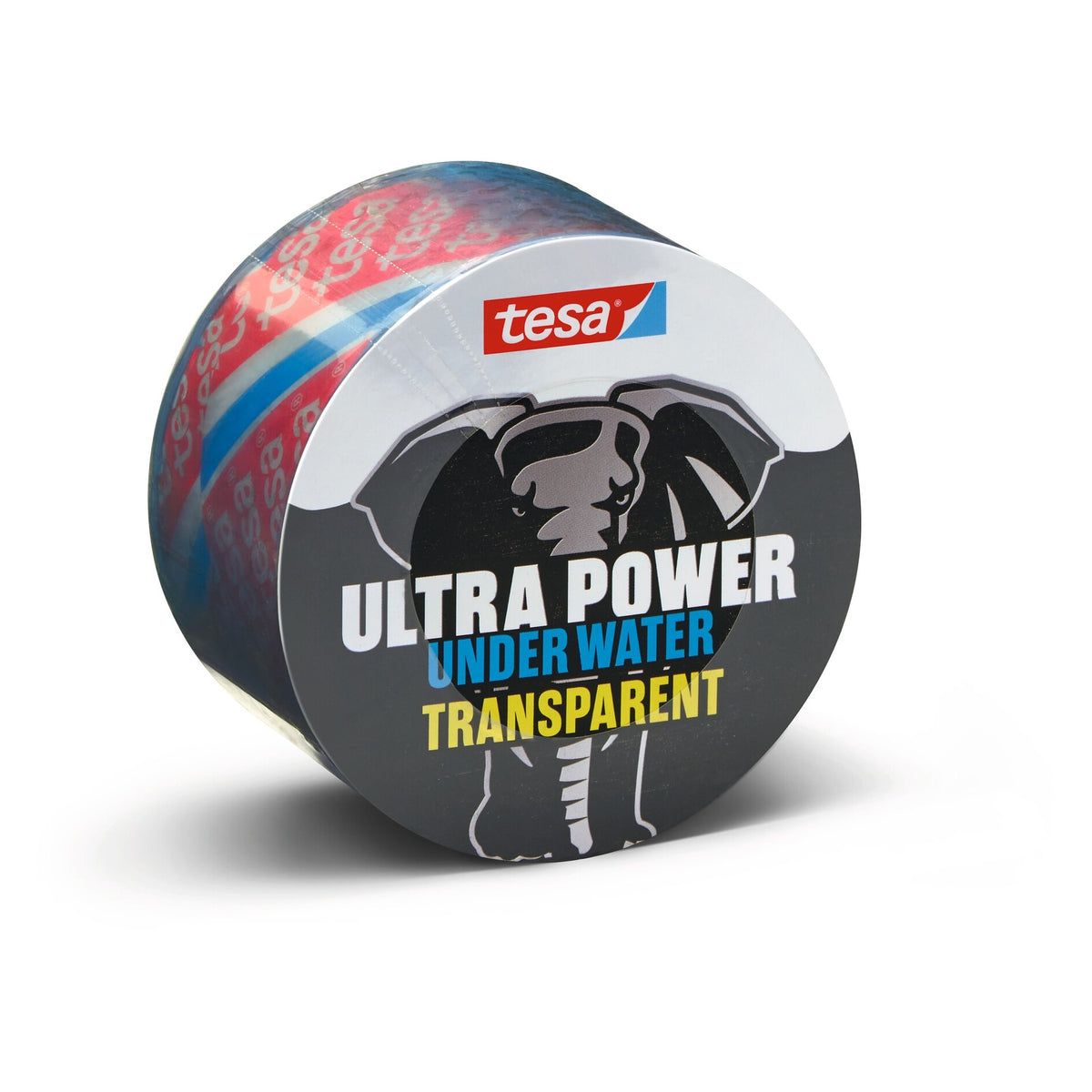 tesa Ultra Power Under Water - Waterproof Adhesive Tape - Sealing Tape, 1.5 m x 50 mm, transparent