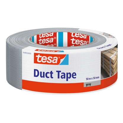 tesa >60% Recycled Plastic All-Purpose Adhesive Tape, 50 m x 50 mm, gray