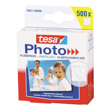 tesa Photo Adhesive Pads, white, double-sided adhesive, 500 pieces