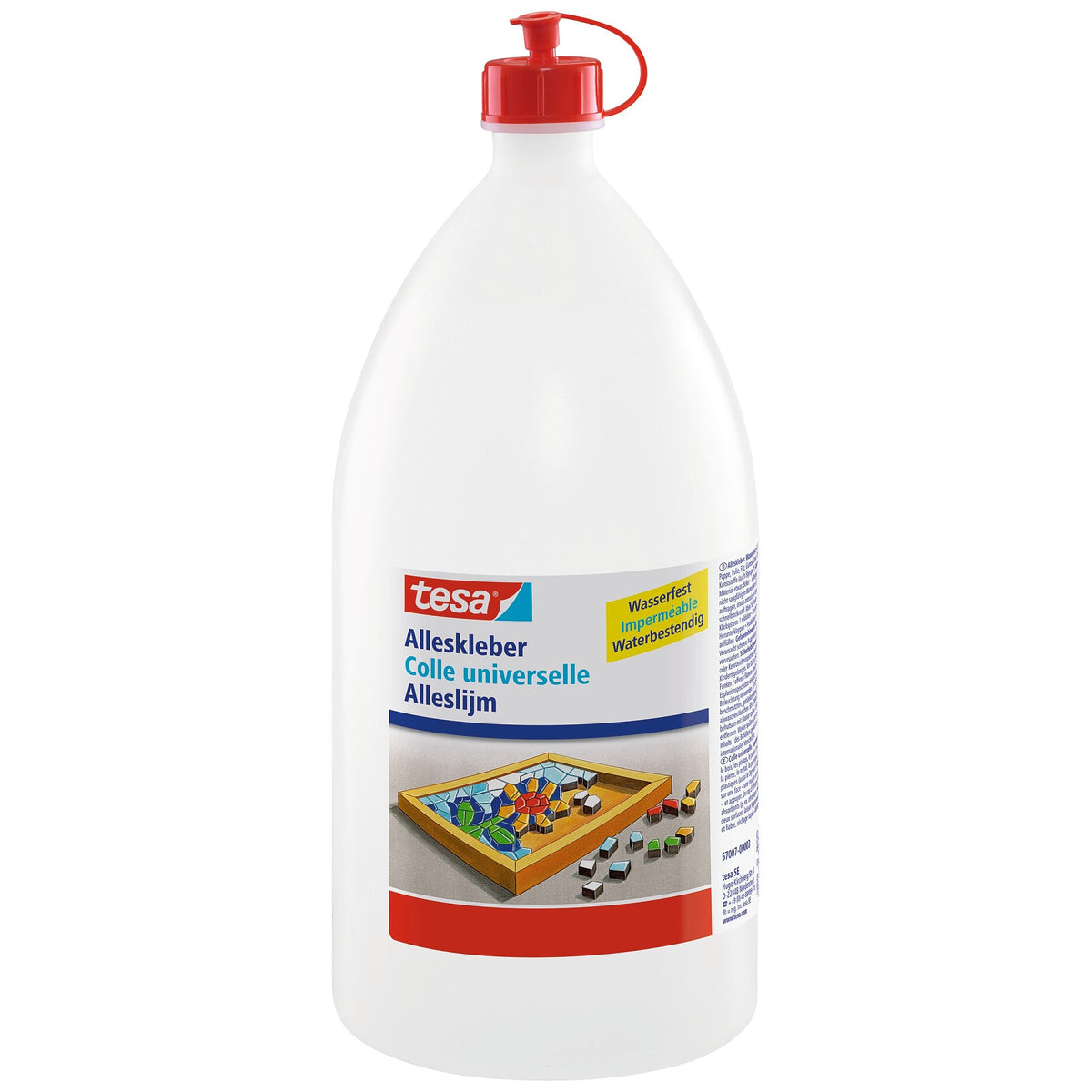 tesa 57007 All-Purpose Adhesive, 1750 g, clear, Item No. 57007-00003-02